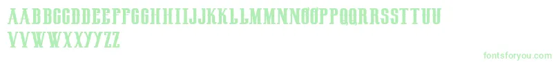 HenryrodeocircusDemo Font – Green Fonts on White Background