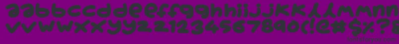 Boardgamers Font – Black Fonts on Purple Background