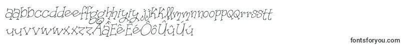 OrganicFridaysItalic-Schriftart – friesische Schriften