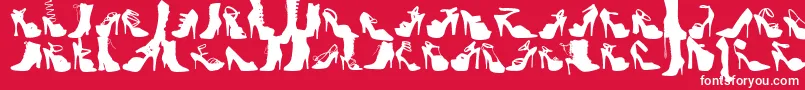Wcfetishbta Font – White Fonts on Red Background