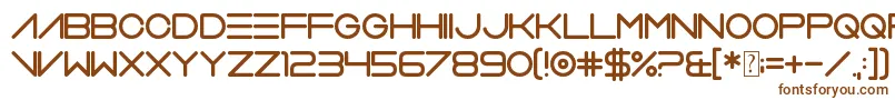 Шрифт VerminVibes2Soft – коричневые шрифты на белом фоне