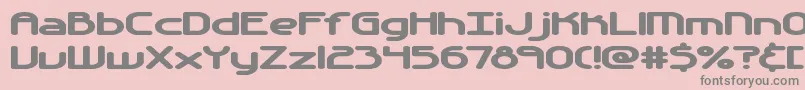 AutomaticaBrk Font – Gray Fonts on Pink Background