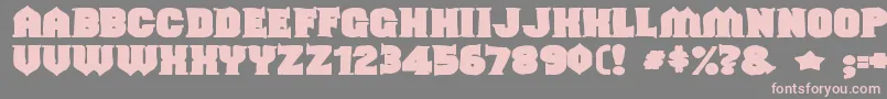 fuente Shouldveknownink – Fuentes Rosadas Sobre Fondo Gris