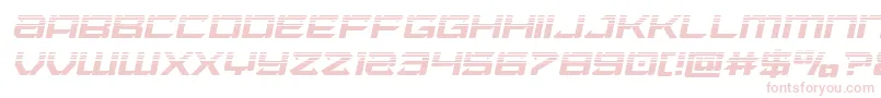 Laserwolfhalfital Font – Pink Fonts on White Background