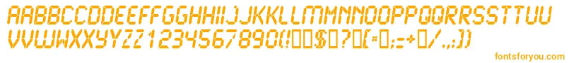 Lcd2Ultra Font – Orange Fonts