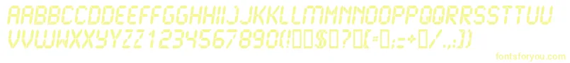 Lcd2Ultra Font – Yellow Fonts