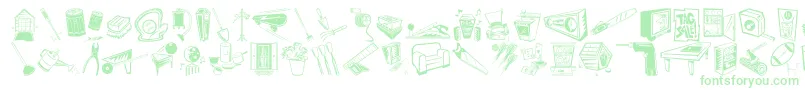 DfHomeImprovementItctt Font – Green Fonts