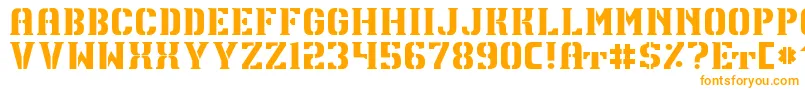 TpfU13 Font – Orange Fonts