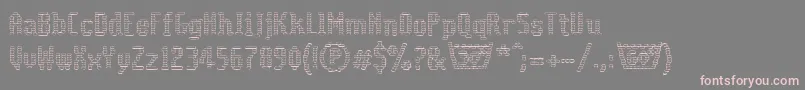 Coolwoolcottonclubll Font – Pink Fonts on Gray Background