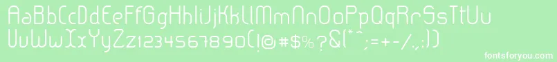 LeroticaSemilight Font – White Fonts on Green Background