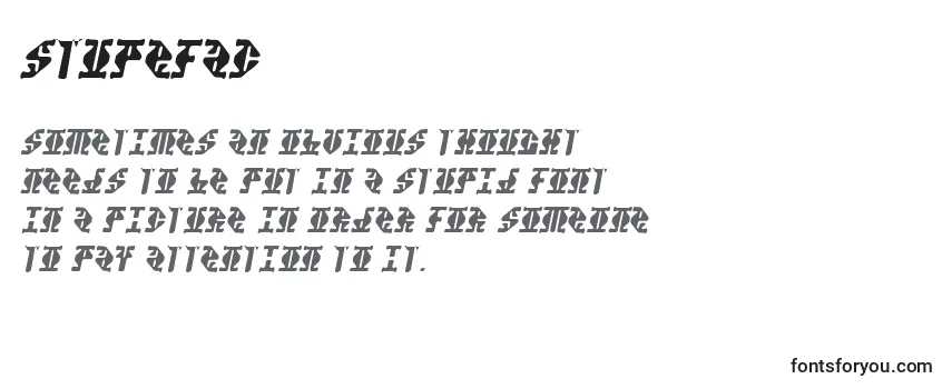 Обзор шрифта Stupefac