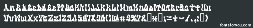 Kzgravity Font – White Fonts
