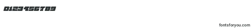 Chicagoexpresscondital-Schriftart – Schriften für Zahlen und Nummern