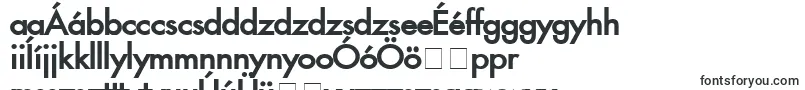 Шрифт FusiBold – венгерские шрифты