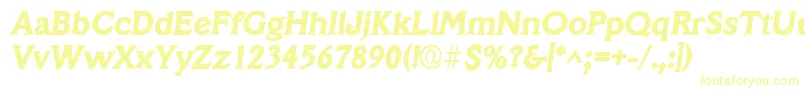 VeracruzlhBoldItalic Font – Yellow Fonts