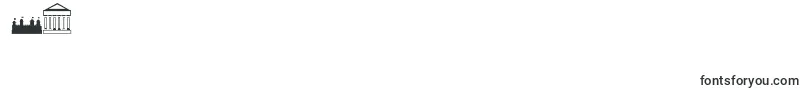 LandmarksRegular-Schriftart – Schriften für die Ziffer 8