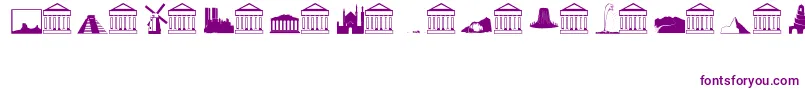 LandmarksRegular Font – Purple Fonts