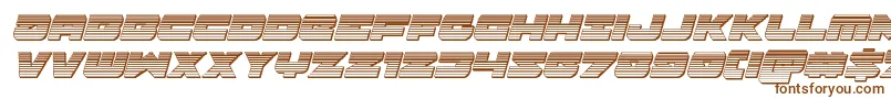 Banjinchromeital Font – Brown Fonts on White Background