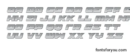 Banjinchromeital Font