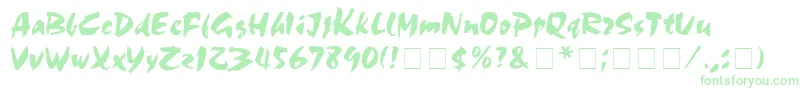 フォントMarkerBoardDisplaySsi – 緑のフォント