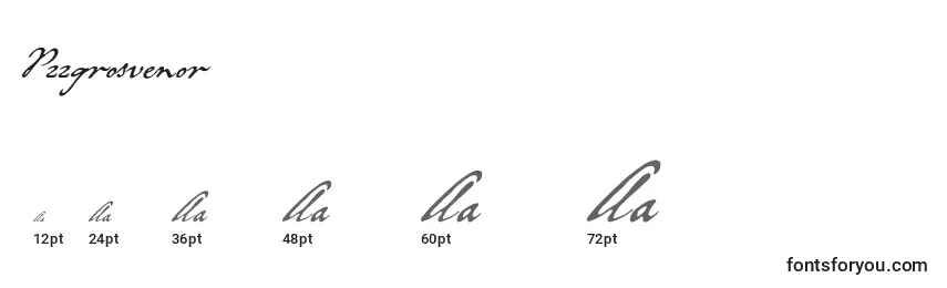 P22grosvenor Font Sizes