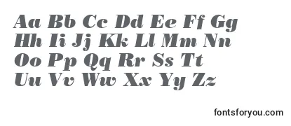 BodoniPosterSsiPosterItalic-fontti