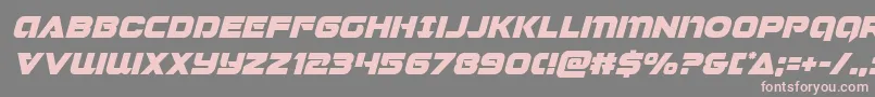 Jeebraital Font – Pink Fonts on Gray Background