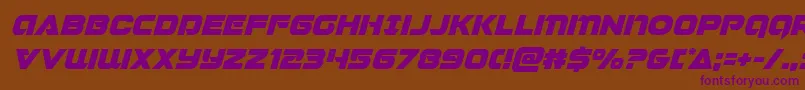 Jeebraital Font – Purple Fonts on Brown Background