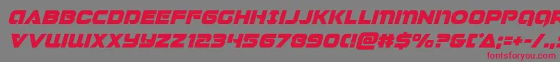 Jeebraital Font – Red Fonts on Gray Background