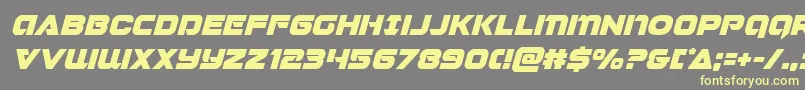 Jeebraital Font – Yellow Fonts on Gray Background