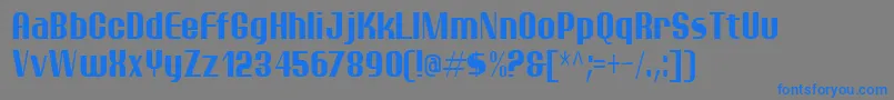 fuente PtarmiganCondensed – Fuentes Azules Sobre Fondo Gris