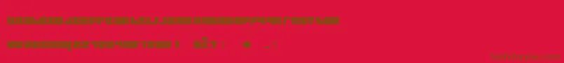 Подробнее о шрифте NewBlockster Шрифт NewBlockster – коричневые шрифты на красном фоне