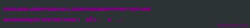 NewBlockster Font – Purple Fonts on Black Background