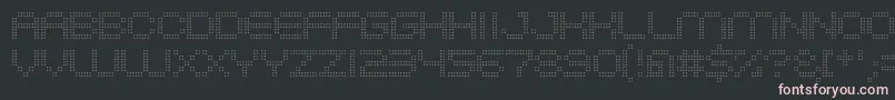 Шрифт System2bhach – розовые шрифты на чёрном фоне