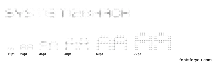 System2bhach Font Sizes