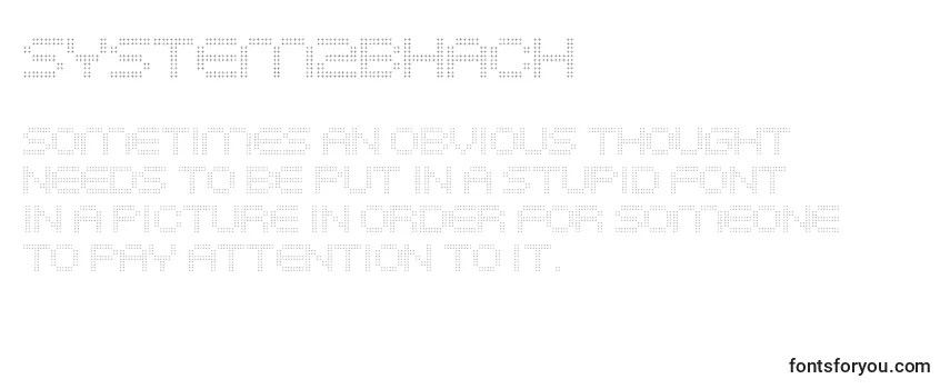 System2bhach Font
