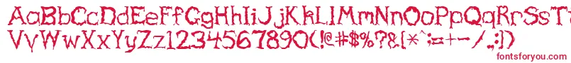 HauntedRegular Font – Red Fonts