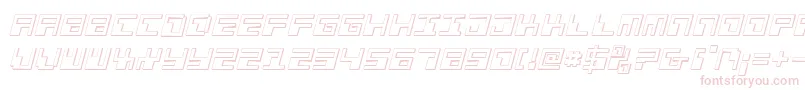 PhaserBank3DItalic Font – Pink Fonts