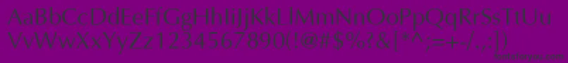 AgoptcN Font – Black Fonts on Purple Background