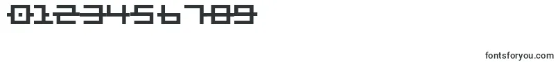 フォントBmChainA6 – 数字と数値のためのフォント