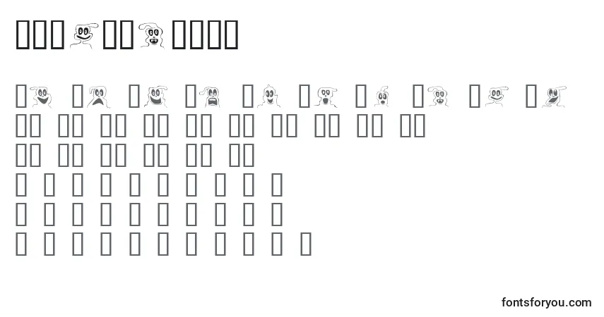 Fuente 10LilGhosts - alfabeto, números, caracteres especiales