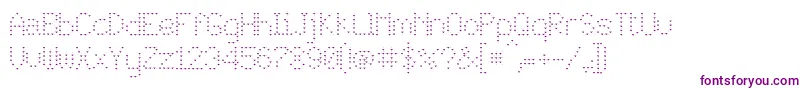 JdLovers Font – Purple Fonts on White Background