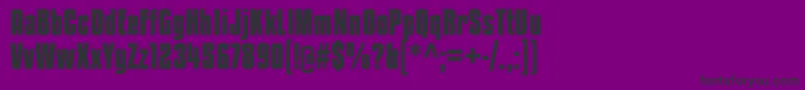 KenyanCoffeeBd Font – Black Fonts on Purple Background