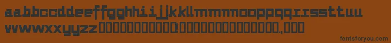 Alvedon Font – Black Fonts on Brown Background