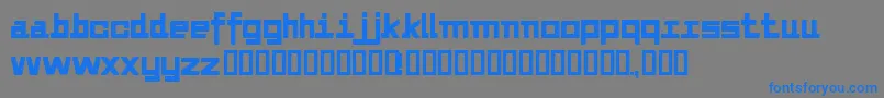 Alvedon Font – Blue Fonts on Gray Background