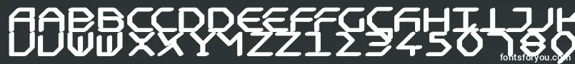 DreidreidreiBlack Font – White Fonts