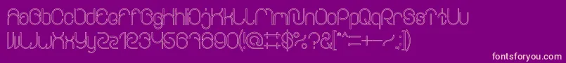 EverythingOutlined Font – Pink Fonts on Purple Background