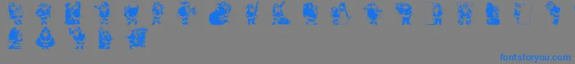 RypSnata1 Font – Blue Fonts on Gray Background