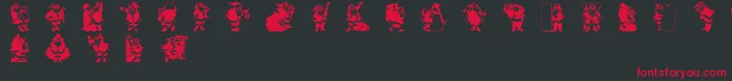 RypSnata1 Font – Red Fonts on Black Background