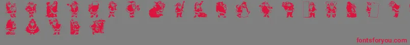 RypSnata1 Font – Red Fonts on Gray Background